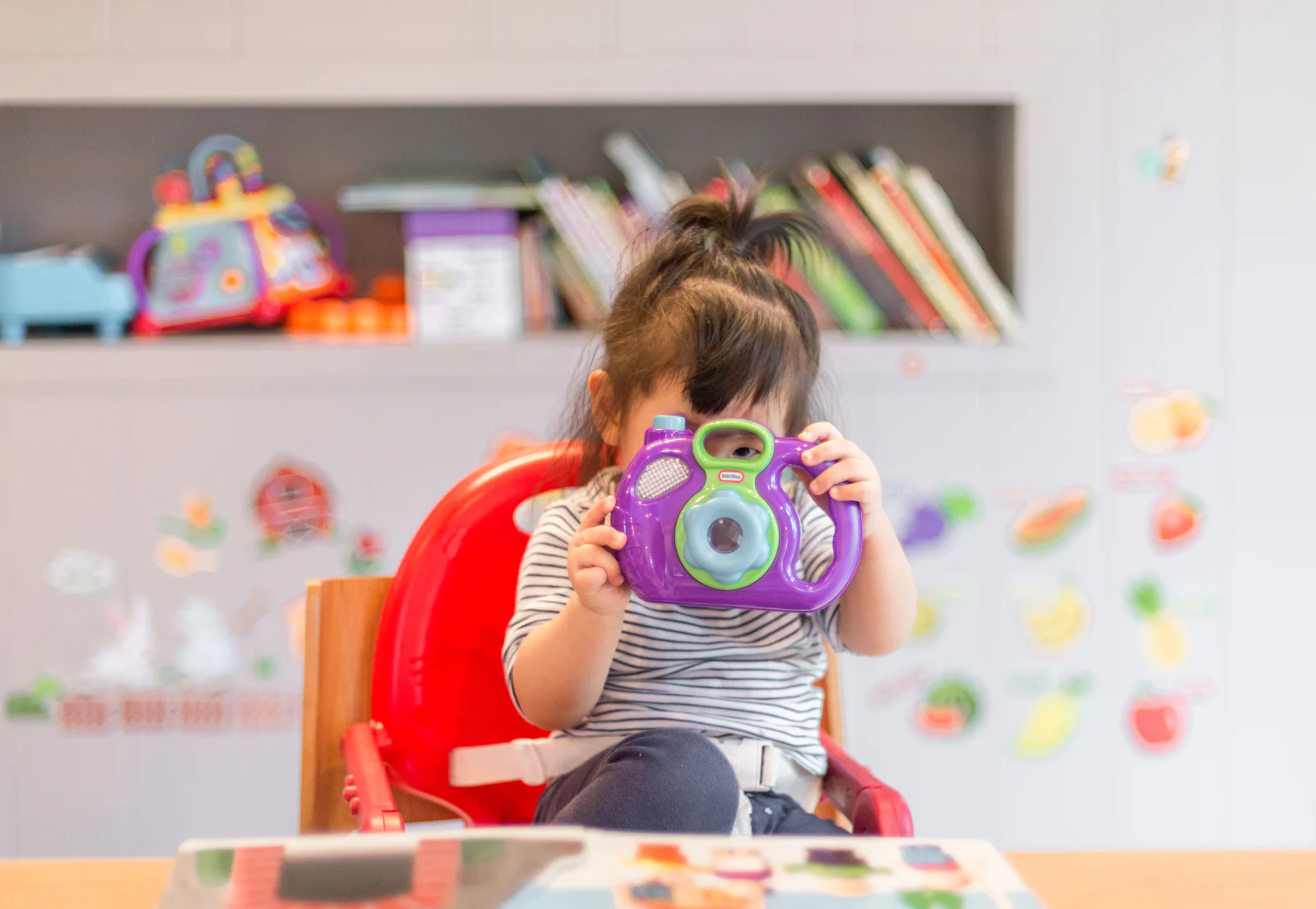 Child at play at home during a Las Vegas child custody case